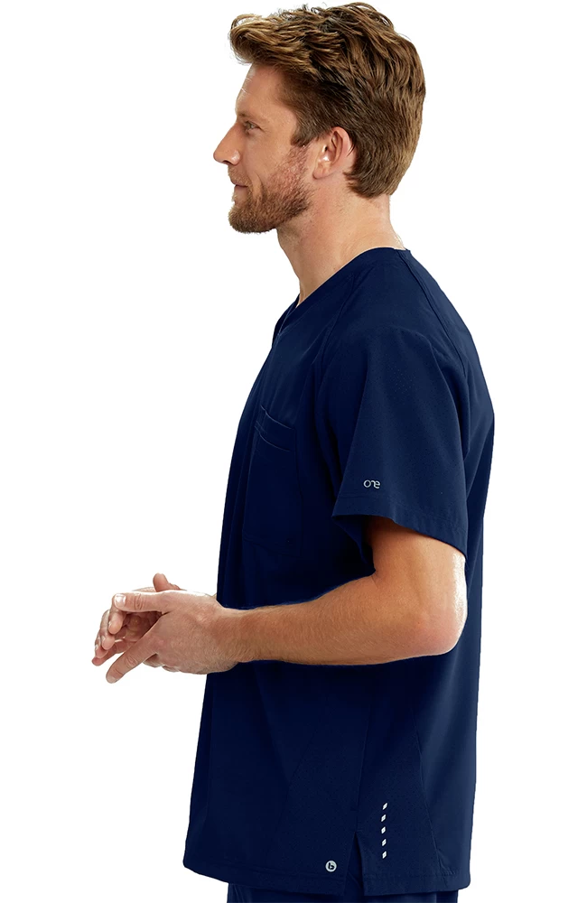 Clearance Men's Vortex Solid Scrub Top 5 Clearance Men's Vortex Solid Scrub Top - Image 3