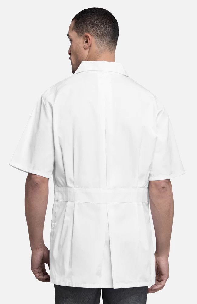 Cherokee Men's Med-Man Zip Front 32" Lab Coat 5 Cherokee Men's Med-Man Zip Front 32" Lab Coat - Image 3