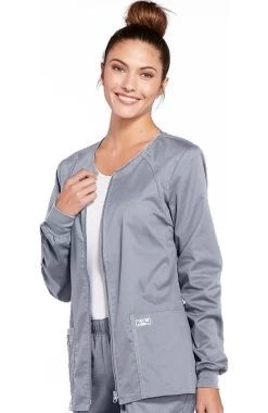 Clearance Women's Warm Up Solid Scrub Jacket -Medical Nurse Clothing Shop 3 ck 4315 clearance 650