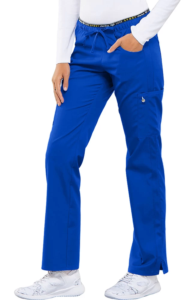 Cherokee Clearance Women's Logo Elastic Waist Scrub Pant 5 Cherokee Clearance Women's Logo Elastic Waist Scrub Pant - Image 3