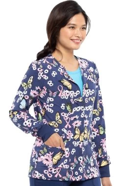 Cherokee Clearance Women's Beautiful To Care Print Scrub Jacket 8 Cherokee Clearance Women's Beautiful To Care Print Scrub Jacket -Medical Nurse Clothing Shop 3 ck ck321 printclearance 650