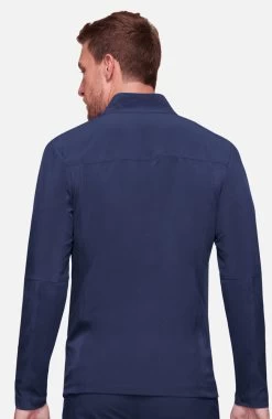 Cherokee Men's Zip Front Solid Scrub Jacket -Medical Nurse Clothing Shop 3 ck ck332a 650