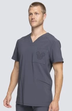 Cherokee Clearance Men's V-Neck Solid Scrub Top -Medical Nurse Clothing Shop 3 ck ck904a clearance 650