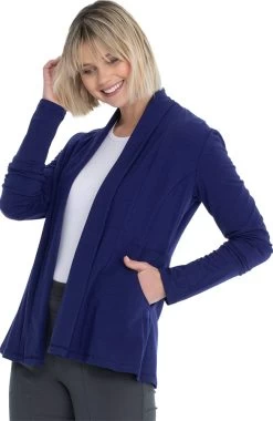 Clearance Women's Open-Front Solid Scrub Jacket -Medical Nurse Clothing Shop 3 ck hs336 clearance 650