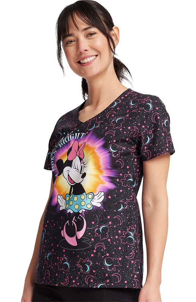 Cherokee Clearance Women's My Bright Future Print Scrub Top 5 Cherokee Clearance Women's My Bright Future Print Scrub Top - Image 3