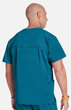 Men's V-Neck Utility Solid Scrub Top -Medical Nurse Clothing Shop 3 ck ww670 650