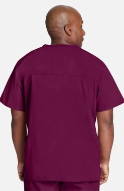 Men's V-Neck Utility Solid Scrub Top -Medical Nurse Clothing Shop 3 ck ww695 650