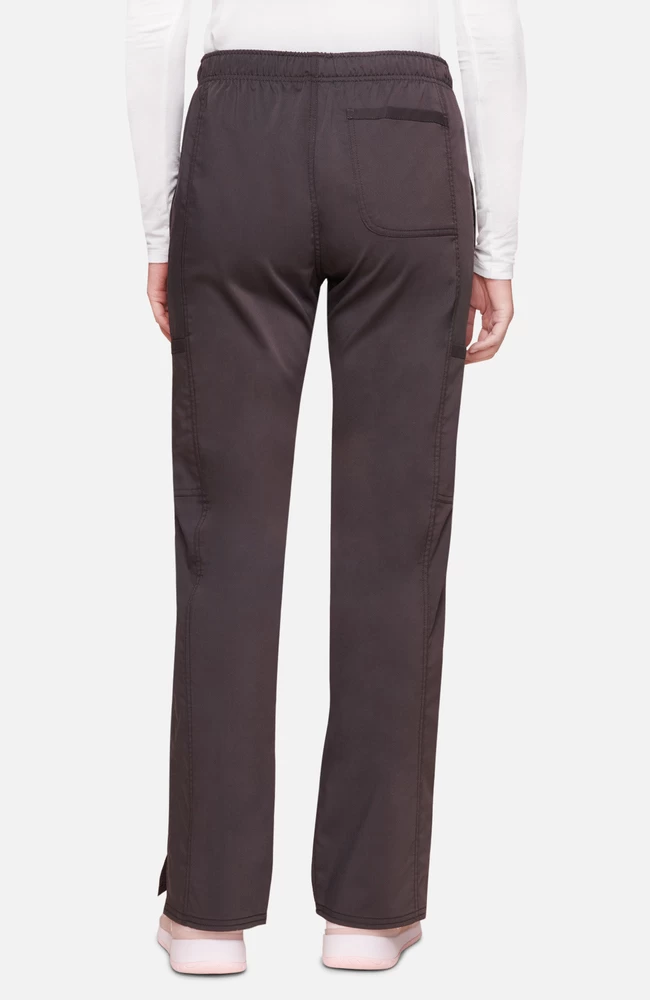 Women's Mock Wrap Solid Scrub Top & Drawstring Flare Scrub 5 Women's Mock Wrap Solid Scrub Top & Drawstring Flare Scrub - Image 3