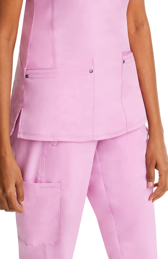 Clearance Women's Juliet V-Neck Yoga Scrub Top 5 Clearance Women's Juliet V-Neck Yoga Scrub Top - Image 3