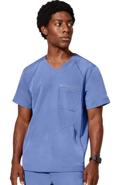 Men's Steven V-Neck Scrub Top -Medical Nurse Clothing Shop 3 hh 2382 650