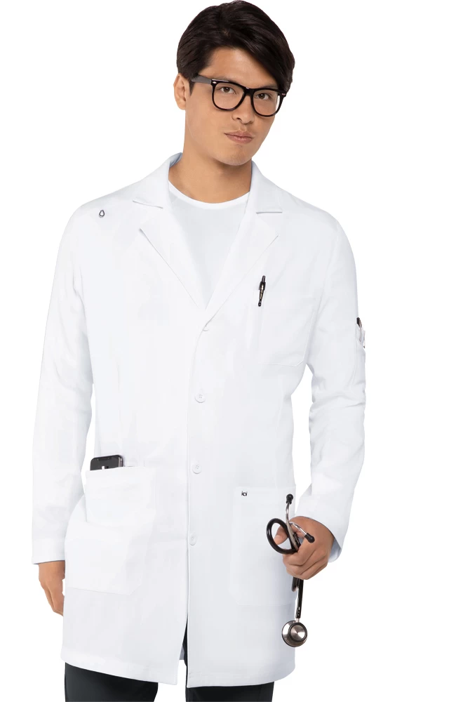Men's Button Down Everyday Lab Coat 5 Men's Button Down Everyday Lab Coat - Image 3