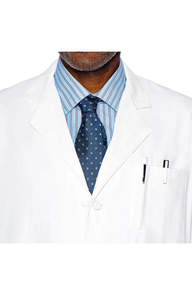 Men's 3-Pocket Super Twill 44½" Lab Coat 8 Men's 3-Pocket Super Twill 44½" Lab Coat - Image 6