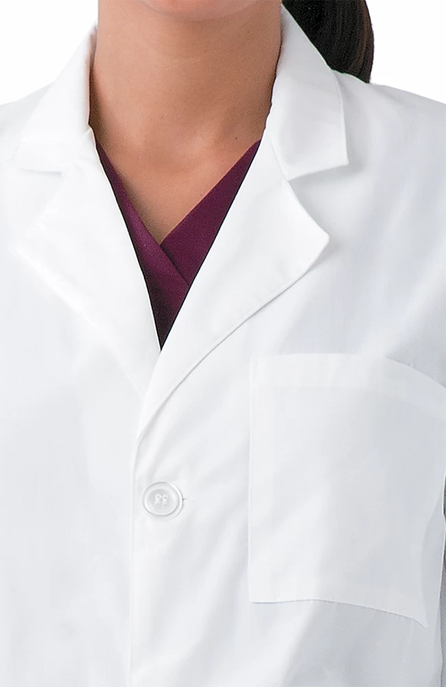 Unisex 3-Pocket Plain Back 39" Lab Coat 5 Unisex 3-Pocket Plain Back 39" Lab Coat - Image 3