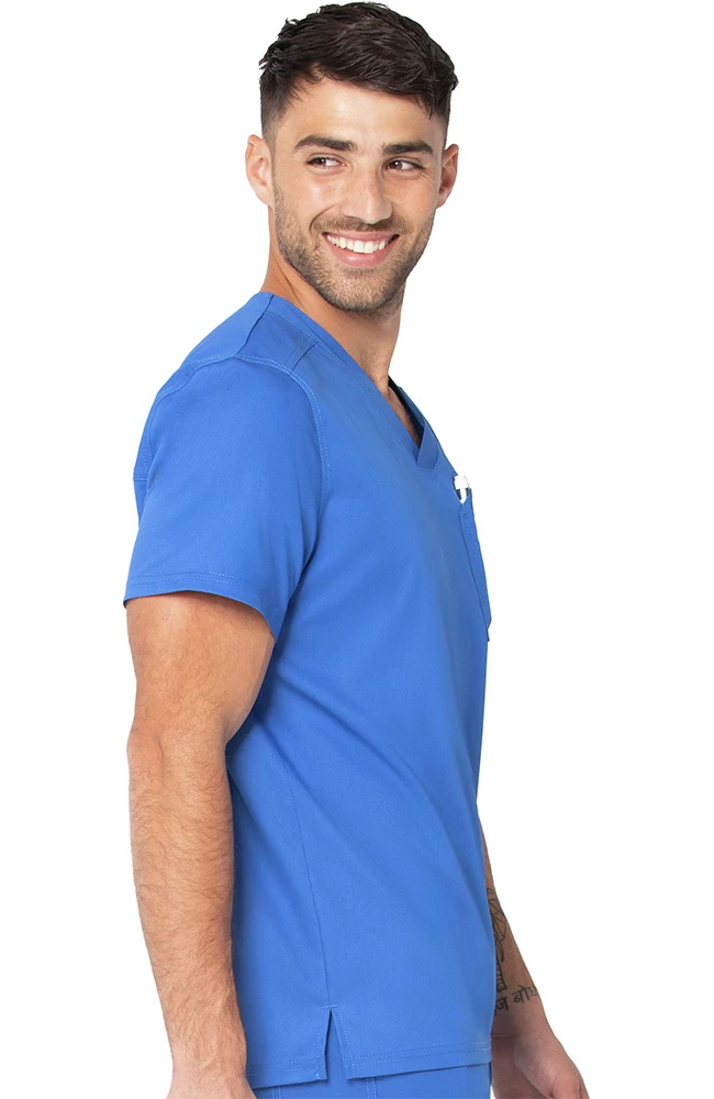 Clearance Men's Tuckable Solid Scrub Top 5 Clearance Men's Tuckable Solid Scrub Top - Image 3