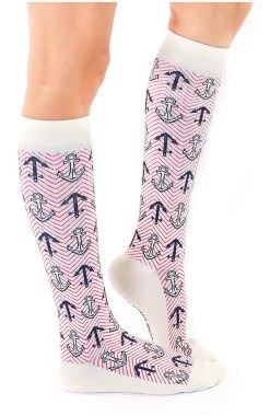 Unisex 15-20 MmHg Lightweight Anchor Print Compression Socks 7 Unisex 15-20 MmHg Lightweight Anchor Print Compression Socks -Medical Nurse Clothing Shop 3 lr 23cn 650