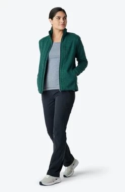 Women's Strata Full-Zip 5-Pocket Fleece Jacket -Medical Nurse Clothing Shop 3 md sj12103 650