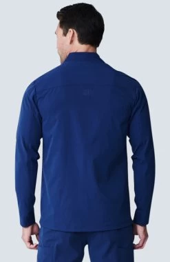 Men's Kinetic Bomber Solid Scrub Jacket 10 Men's Kinetic Bomber Solid Scrub Jacket -Medical Nurse Clothing Shop 3 md sj21832 650