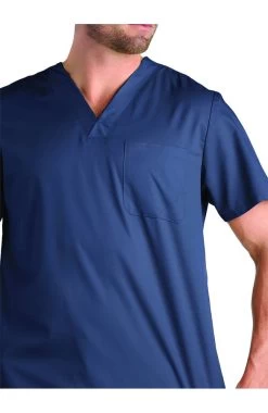 Clearance Men's V-Neck Mesh Panel COOLMAX Solid Scrub Top 7 Clearance Men's V-Neck Mesh Panel COOLMAX Solid Scrub Top -Medical Nurse Clothing Shop 3 mv 5208 clearance 650