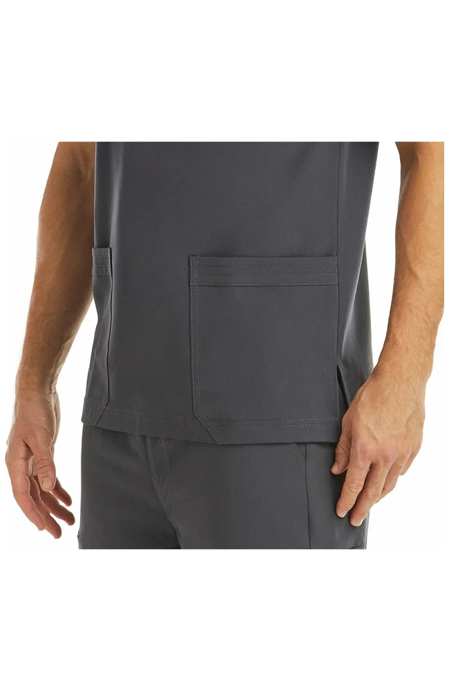 Clearance Men's 3 Pocket V-Neck Scrub Top 5 Clearance Men's 3 Pocket V-Neck Scrub Top - Image 3