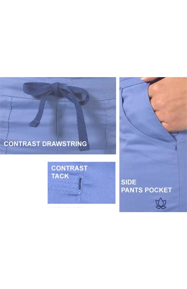 Clearance Women's Multi Pocket Flare Leg Scrub Pant 5 Clearance Women's Multi Pocket Flare Leg Scrub Pant - Image 3