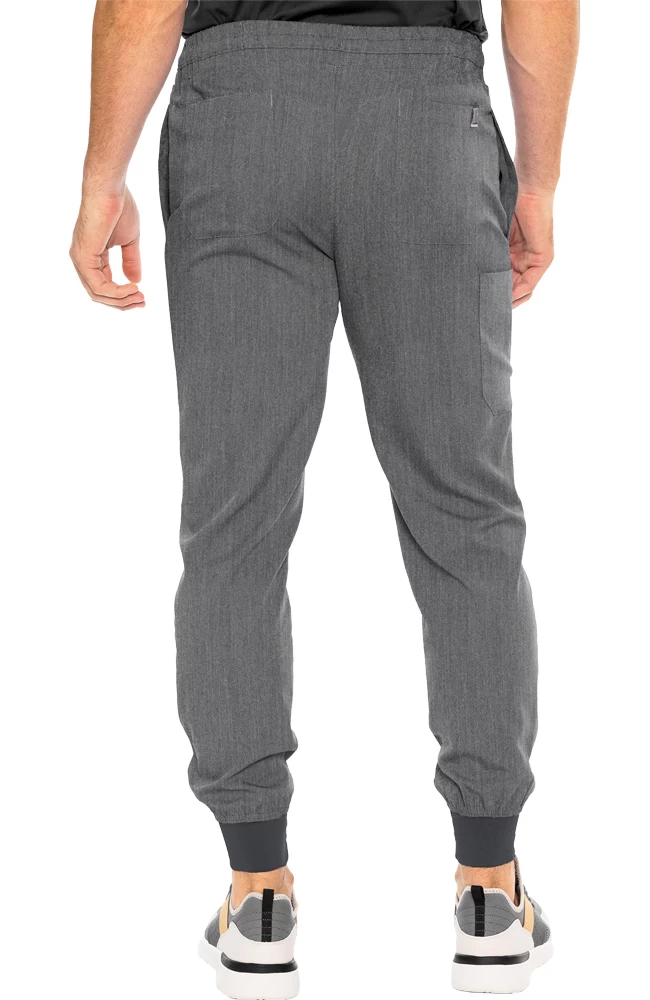 Men's Cadence Solid Scrub Top & Bowen Jogger Scrub Pant Set 5 Men's Cadence Solid Scrub Top & Bowen Jogger Scrub Pant Set - Image 3