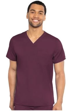 Men's Cadence Solid Scrub Top 9 Men's Cadence Solid Scrub Top -Medical Nurse Clothing Shop 3 pe 7478 650