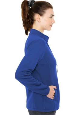Women's Med Tech Zip Front Solid Scrub Jacket 8 Women's Med Tech Zip Front Solid Scrub Jacket -Medical Nurse Clothing Shop 3 pe 8684 650