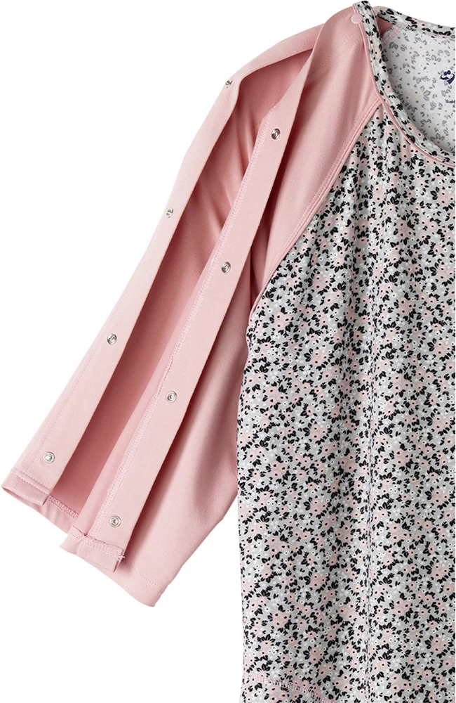 Clearance Women's Post-Surgical Side Snap Recovery Nightgown 5 Clearance Women's Post-Surgical Side Snap Recovery Nightgown - Image 3