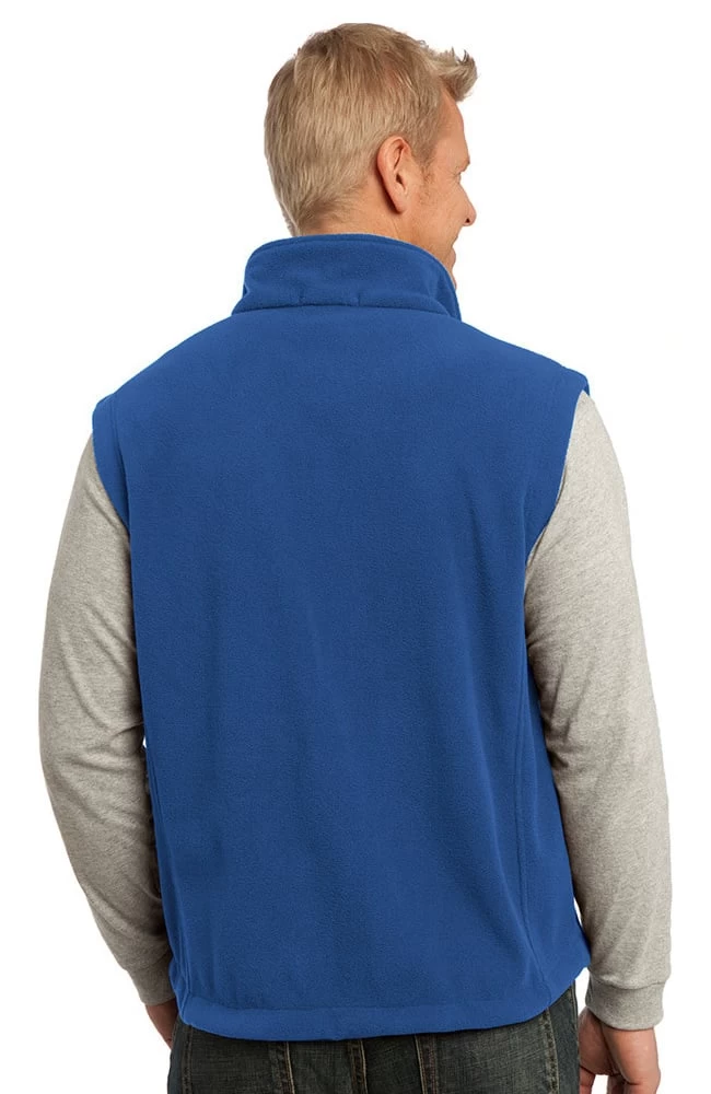 Unisex Midweight Solid Fleece Solid Scrub Vest 5 Unisex Midweight Solid Fleece Solid Scrub Vest - Image 3