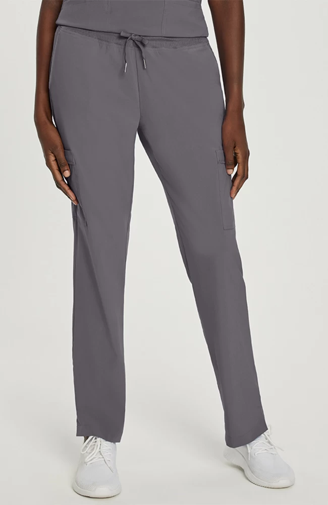 Women's Drawstring Cargo Scrub Pant 5 Women's Drawstring Cargo Scrub Pant - Image 3