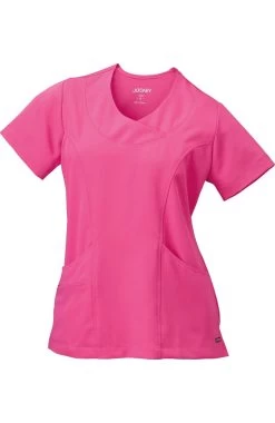 Clearance Women's Rounded V-Neck Solid Scrub Top 7 Clearance Women's Rounded V-Neck Solid Scrub Top -Medical Nurse Clothing Shop 3 wh 2473 clearance 650