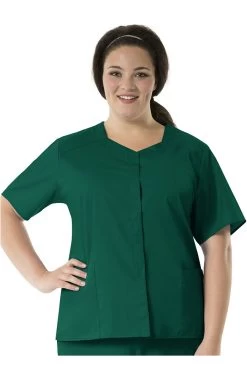 Women's Short Sleeve Snap Scrub Jacket 9 Women's Short Sleeve Snap Scrub Jacket -Medical Nurse Clothing Shop 3 wk 200 650