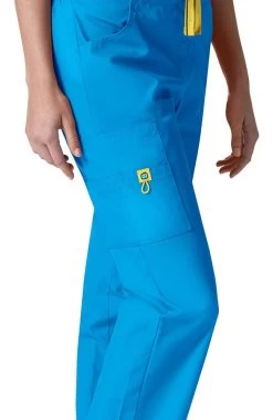 Clearance Women's Drawstring Elastic Waist Cargo Scrub Pant -Medical Nurse Clothing Shop 3 wk 5066 clearance 650