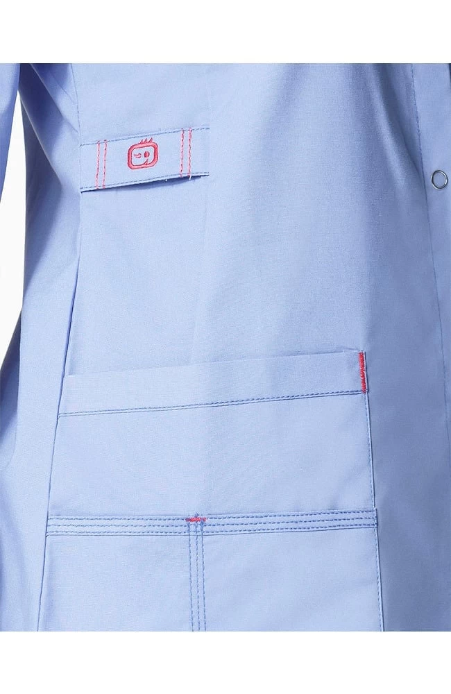 Clearance Women's Constance Snap Front Solid Scrub Jacket 5 Clearance Women's Constance Snap Front Solid Scrub Jacket - Image 3