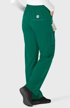 Carhartt Women's Boot Cut Cargo Scrub Pant -Medical Nurse Clothing Shop 3 wk c52110 650