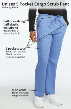 Unisex 5 Pocket Cargo Scrub Pant 12 Unisex 5 Pocket Cargo Scrub Pant -Medical Nurse Clothing Shop 4 ah b2106 650