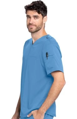 Men's Welt Pocket Solid Scrub Top -Medical Nurse Clothing Shop 4 bc grs009 650