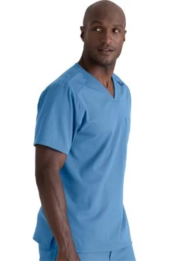 Men's Murphy V-Neck Solid Scrub Top 9 Men's Murphy V-Neck Solid Scrub Top -Medical Nurse Clothing Shop 4 bc grst079 650