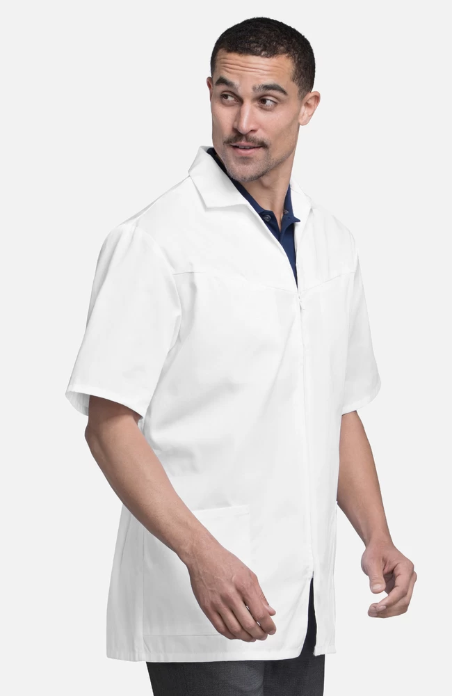 Cherokee Men's Med-Man Zip Front 32" Lab Coat 6 Cherokee Men's Med-Man Zip Front 32" Lab Coat - Image 4