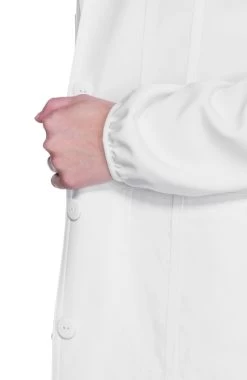 Women's Notched Lapel 34" Lab Coat -Medical Nurse Clothing Shop 4 ck 20402 650