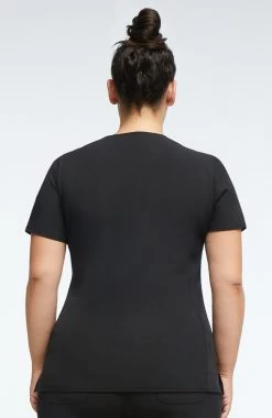 Women's Pitter-Pat V-Neck Solid Scrub Top -Medical Nurse Clothing Shop 4 ck 20710 650