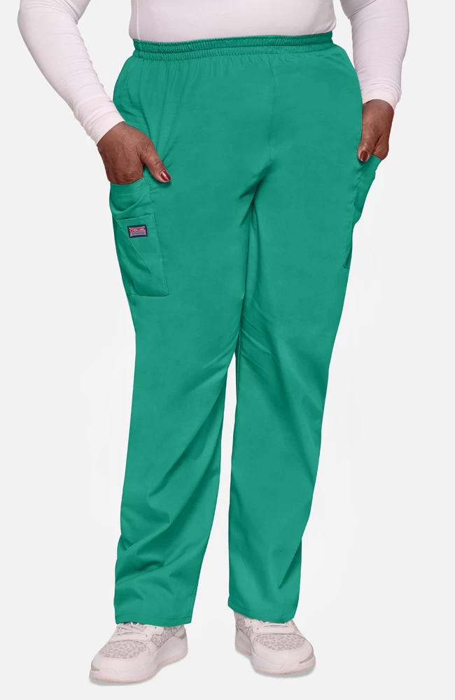 Clearance Women's Scrubs Elastic Waist Utility Scrub Pants 6 Clearance Women's Scrubs Elastic Waist Utility Scrub Pants - Image 4