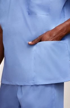 Unisex V-Neck Solid Scrub Top & Drawstring Cargo Scrub Pant Set 11 Unisex V-Neck Solid Scrub Top & Drawstring Cargo Scrub Pant Set -Medical Nurse Clothing Shop 4 ck 42set 650