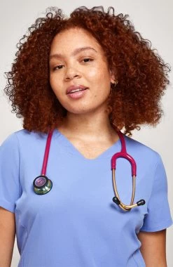 Women's Pitter-Pat Scrub Top & Tapered Jogger Scrub Pant Set -Medical Nurse Clothing Shop 4 ck 43set 650