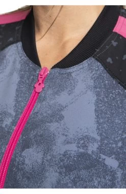 Cherokee Clearance Women's Don't Look Back Print Scrub Jacket -Medical Nurse Clothing Shop 4 ck ck324 printclearance 650