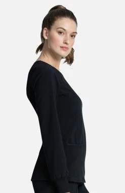 Cherokee Women's Long Sleeve V-Neck Solid Scrub Top 9 Cherokee Women's Long Sleeve V-Neck Solid Scrub Top -Medical Nurse Clothing Shop 4 ck ck781a 650