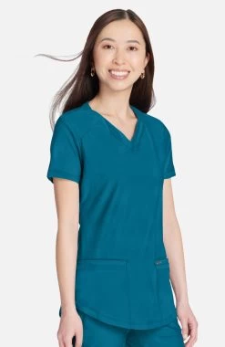 Cherokee Women's V-Neck Scrub Top -Medical Nurse Clothing Shop 4 ck ck840 650