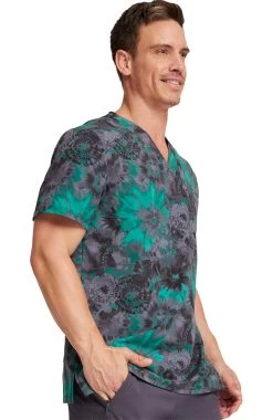 Cherokee Men's Texture Burst Print Scrub Top 10 Cherokee Men's Texture Burst Print Scrub Top -Medical Nurse Clothing Shop 4 ck ck902 print 650