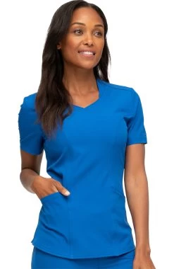 Women's Sweetheart V-Neck Solid Scrub Top 9 Women's Sweetheart V-Neck Solid Scrub Top -Medical Nurse Clothing Shop 4 ck hs797 650