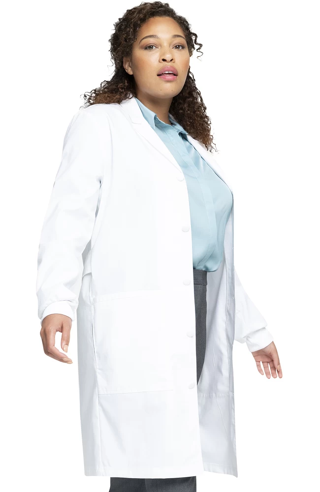 Unisex 40" Notch Collar Lab Coat 6 Unisex 40" Notch Collar Lab Coat - Image 4
